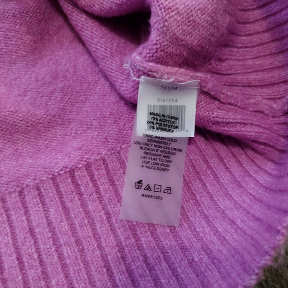 Vince Camuto Pink Fair Isle Sweater - Picture 5 of 5